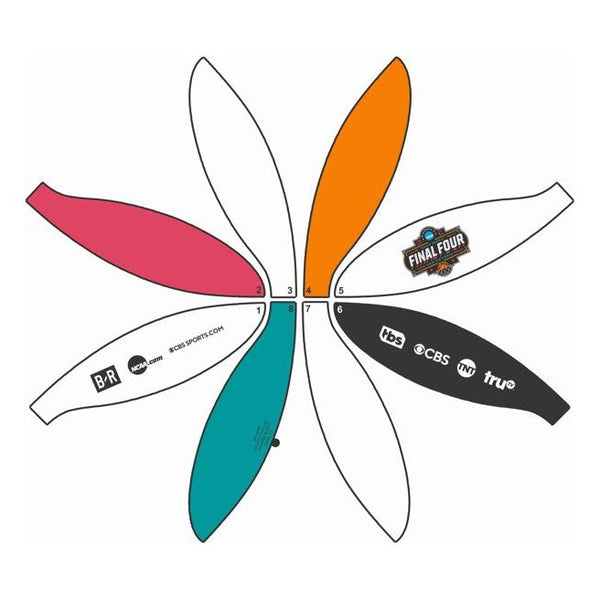 2025 NCAA Final Four Mini Basketball cartons (6 balls per) CBS Sports