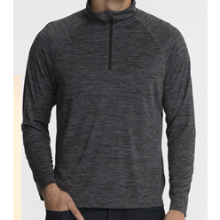 Charles River Black Space Dye Performance 1/4 Zip Pullover